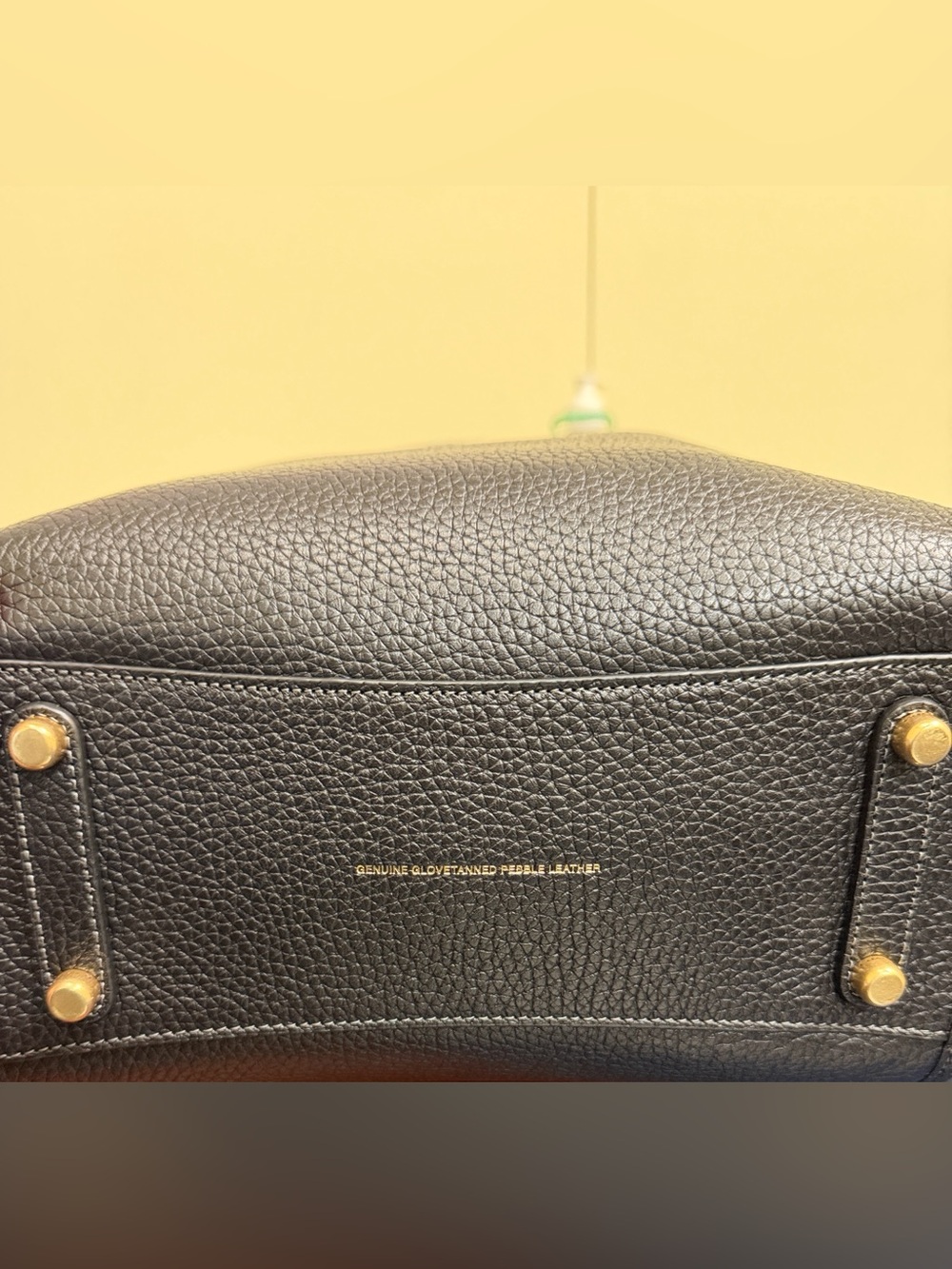 Coach Rogue 25-Black Pebbled Leather Shoulder Bag with Gold Charm - Picture 13 of 16